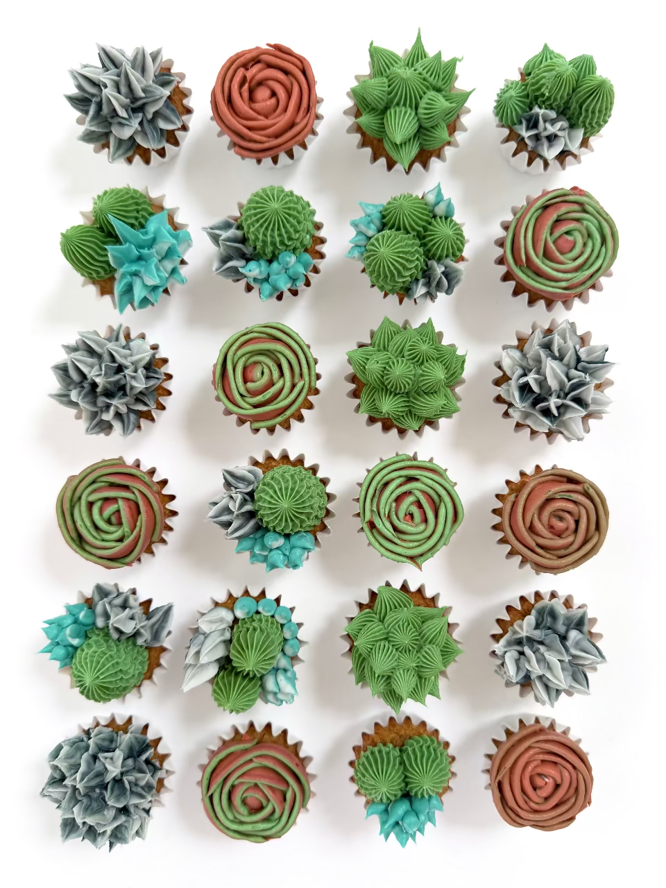 Mini Bloom Cupcakes