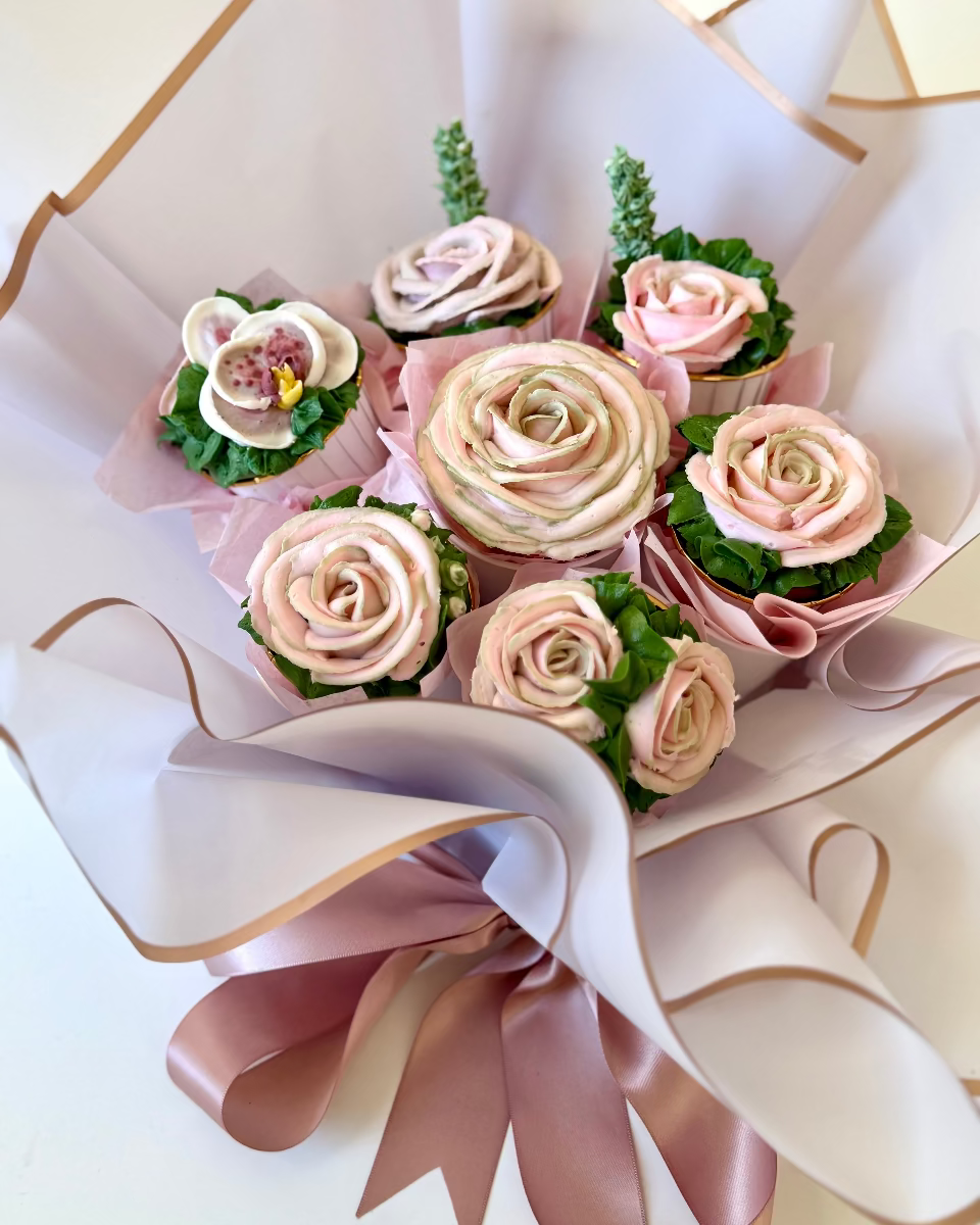 Sweet n Skinny Cupcake Bouquet